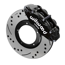Load image into Gallery viewer, Wilwood 69-83 Porsche 911 Front Superlite Brake Kit 3.5in MT Drilled & Slotted - Black