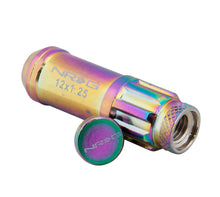 Load image into Gallery viewer, NRG 700 Series M12 X 1.5 Steel Lug Nut w/Dust Cap Cover Set 21 Pc w/Locks & Lock Socket - Neochrome