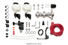 Load image into Gallery viewer, Wilwood Tandem Remote M/C Kit w L/H Brkt & Prop Valve - 1 1/8in Bore Ball Burnished