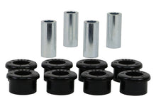 Load image into Gallery viewer, Whiteline Plus 1/90-02 Nissan Skyline Rear Radius Arm - Upper Inner & Outer Bushing Kit