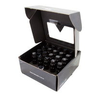 Load image into Gallery viewer, NRG 700 Series M12 X 1.5 Steel Lug Nut w/Dust Cap Cover Set 21 Pc w/Locks & Lock Socket - Black