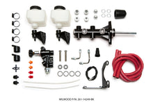 Load image into Gallery viewer, Wilwood Tandem Remote M/C Kit w L/H Brkt & Prop Valve - 7/8in Bore Black-W/Pushrod