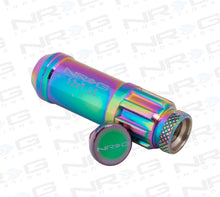 Load image into Gallery viewer, NRG 700 Series M12 X 1.25 Steel Lug Nut w/Dust Cap Cover Set 21 Pc w/Locks & Lock Socket - Neochrome