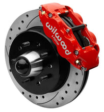 Load image into Gallery viewer, Wilwood 63-87 Chevy C10 Narrow Superlite 6R Front Brake Kit Drilled & Slotted 12.19in Rotors - Red
