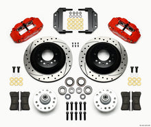 Load image into Gallery viewer, Wilwood Narrow Superlite 6R Front Hub & 1PC Rtr Kit 12.88in Dril -Red Magnum Force Drop Spindle