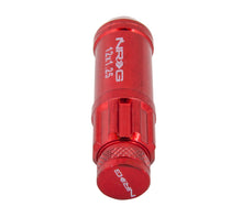 Load image into Gallery viewer, NRG 700 Series M12 X 1.25 Steel Lug Nut w/Dust Cap Cover Set 21 Pc w/Locks & Lock Socket - Red