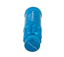 Load image into Gallery viewer, NRG 700 Series M12 X 1.5 Steel Lug Nut w/Dust Cap Cover Set 21 Pc w/Locks & Lock Socket - Blue