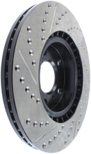 Load image into Gallery viewer, StopTech 1/02-05 Infiniti G35 (alloy disc) / 6/02-05 Nissan 350Z Slotted & Drilled Left Front Rotor