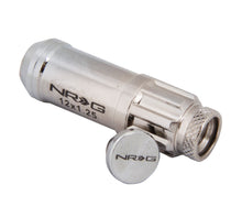 Load image into Gallery viewer, NRG 700 Series M12 X 1.25 Steel Lug Nut w/Dust Cap Cover Set 21 Pc w/Locks & Lock Socket - Silver