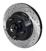 Load image into Gallery viewer, Wilwood Rotor Front SRP Drilled & Slotted Black - 65-69 Ford Mustang 5x4.5BC