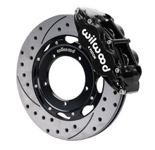 Load image into Gallery viewer, Wilwood 69-74 Porsche 911 Front Superlite Brake Kit 3in MT Drilled & Slotted Face - Black