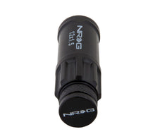 Load image into Gallery viewer, NRG 700 Series M12 X 1.5 Steel Lug Nut w/Dust Cap Cover Set 21 Pc w/Locks & Lock Socket - Black