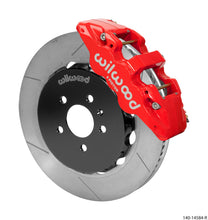 Load image into Gallery viewer, Wilwood AERO6 Front Kit 14.00in BBK - 08-12 Audi A4/A5/S5 - Red Drilled & Slotted Rotor