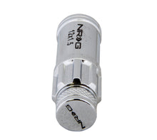 Load image into Gallery viewer, NRG 700 Series M12 X 1.5 Steel Lug Nut w/Dust Cap Cover Set 21 Pc w/Locks & Lock Socket - Silver
