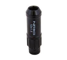 Load image into Gallery viewer, NRG 700 Series M12 X 1.5 Steel Lug Nut w/Dust Cap Cover Set 21 Pc w/Locks & Lock Socket - Black