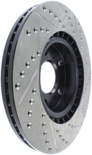 Load image into Gallery viewer, StopTech 1/02-05 Infiniti G35 (alloy disc) / 6/02-05 Nissan 350Z Slotted & Drilled Right Front Rotor