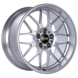 BBS RG-R 19x10 5x120 ET25 PFS Diamond Silver Wheel -82mm PFS/Clip Req