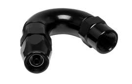 Vibrant -3AN 150 Degree High Flow Hose End Fitting for PTFE Lined Hose