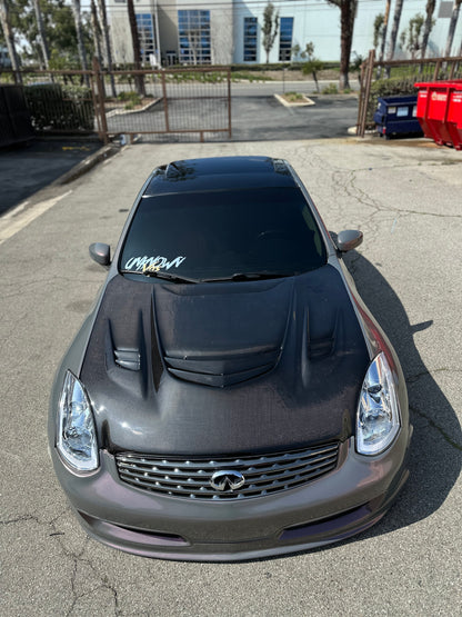 Infiniti G35 Coupe Carbon Fiber Roof Cap