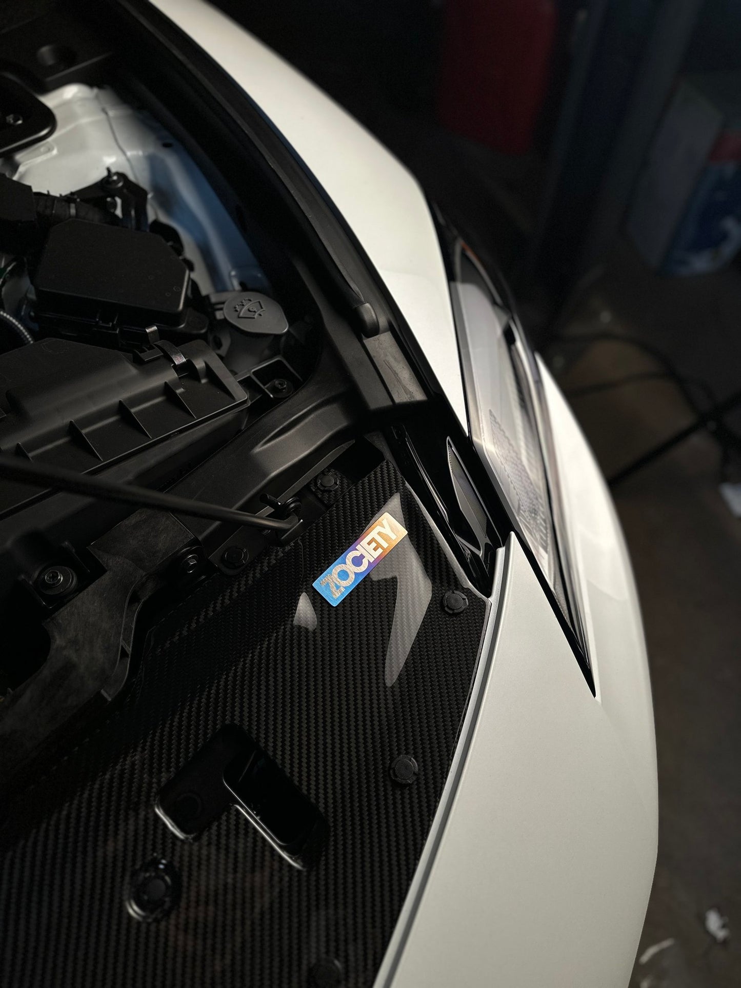 2023+ RZ34 ZOCIETY x Fly1 Carbon Fiber Radiator Air Guide