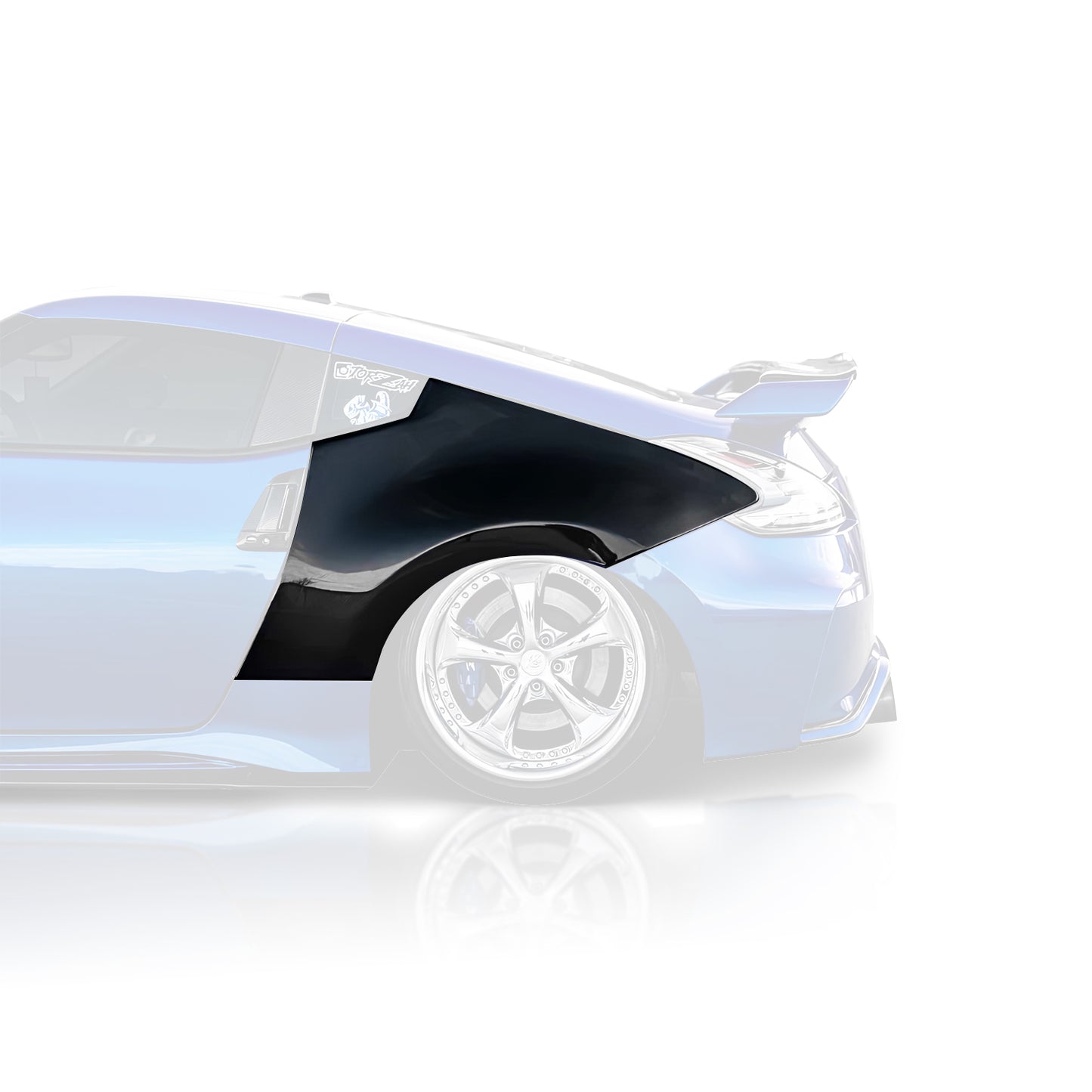 Nissan 370Z Carbon Fiber OEM Quarter Panel Caps