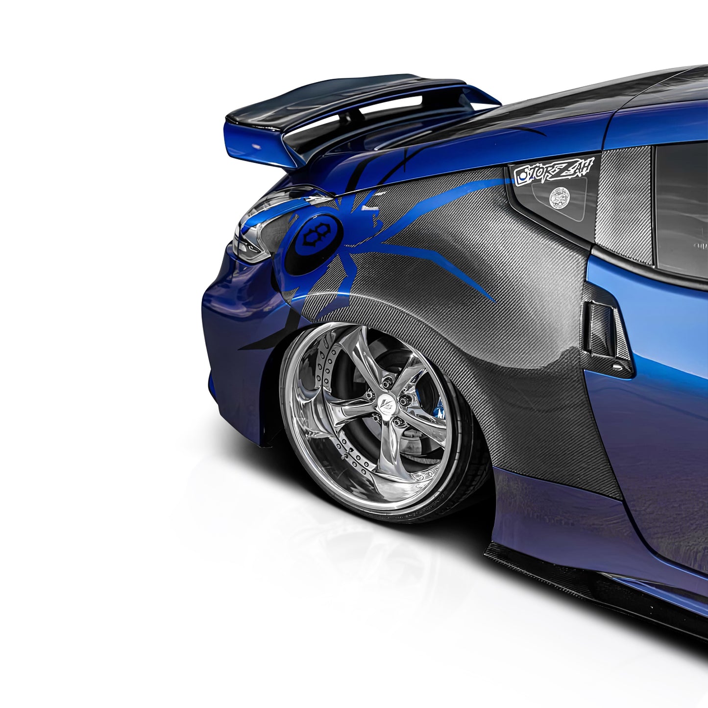 Nissan 370Z Carbon Fiber OEM Quarter Panel Caps