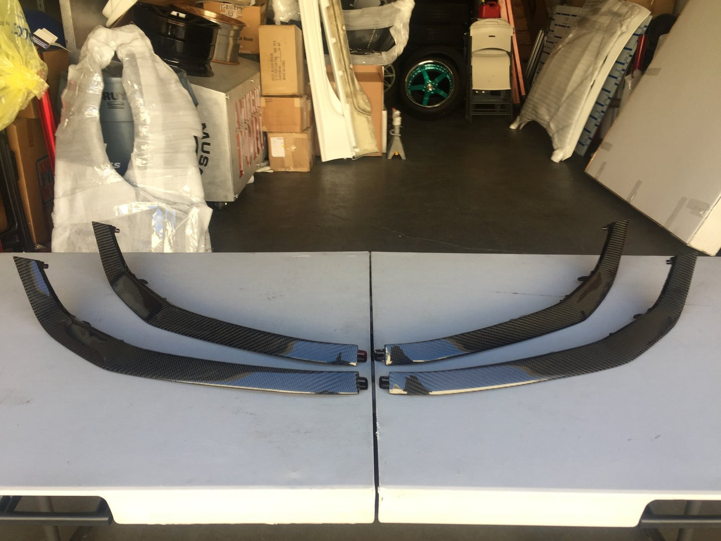370Z 2015+ NISMO Carbon Fiber Front Bumper Trim Pieces