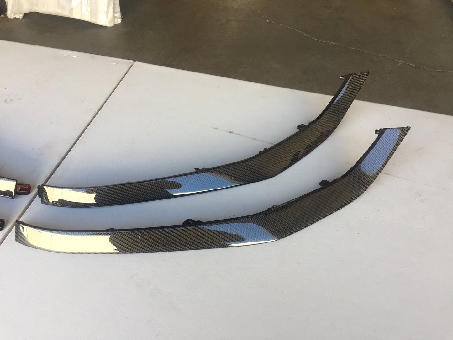 370Z 2015+ NISMO Carbon Fiber Front Bumper Trim Pieces