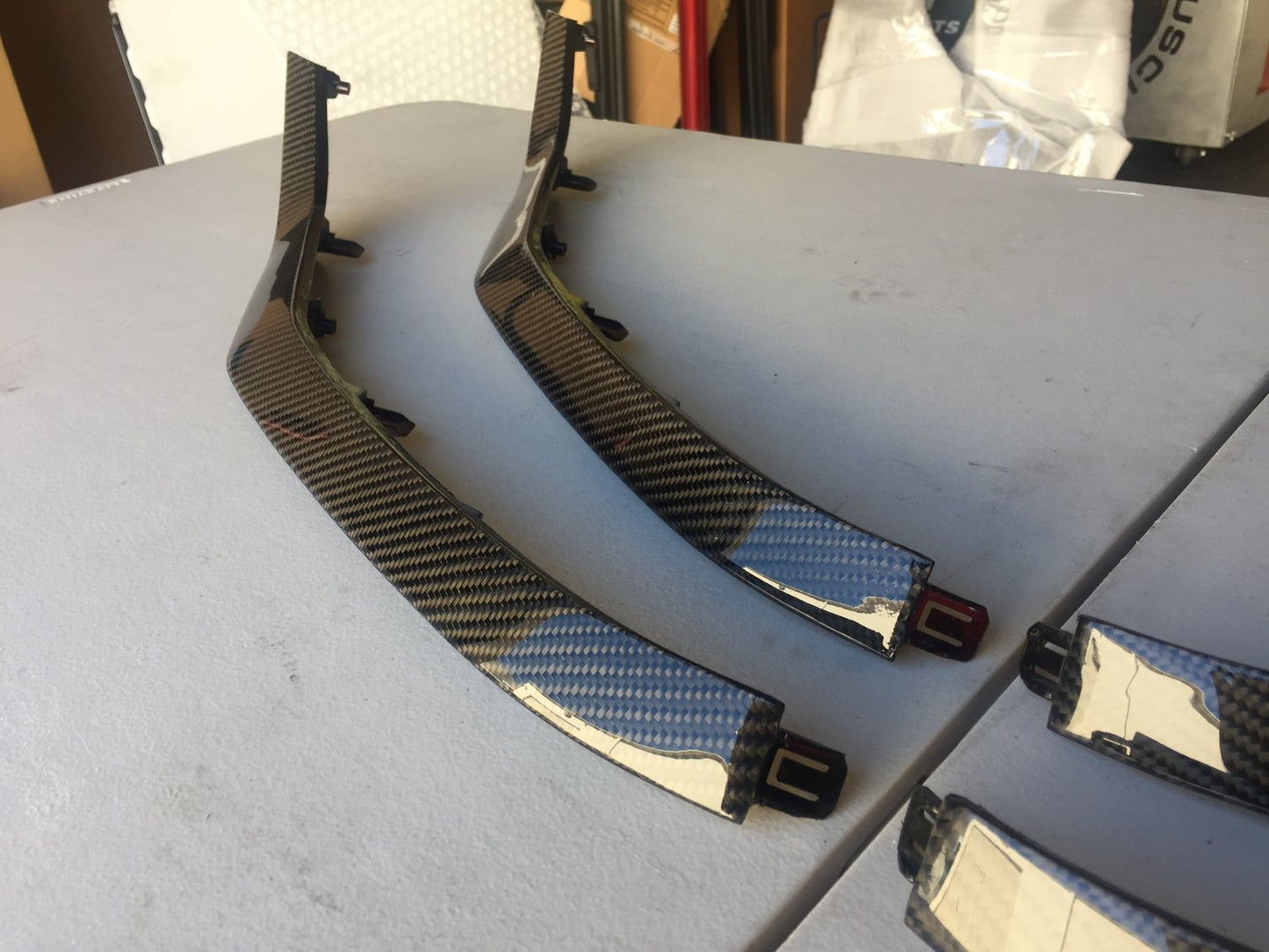 370Z 2015+ NISMO Carbon Fiber Front Bumper Trim Pieces