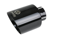 Load image into Gallery viewer, aFe Takeda 304 Stainless Steel Clamp-On Exhaust Tip 2-1/2in.Inlet / 4-1/2in Outlet - Black