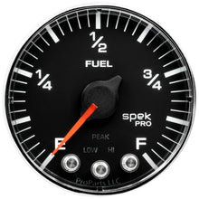 Load image into Gallery viewer, Autometer Spek-Pro Gauge Fuel Level 2 1/16in 0-270 Programmable Blk/Chrm