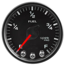 Load image into Gallery viewer, Autometer Spek-Pro Gauge Fuel Level 2 1/16in 0-270 Programmable Blk/Blk