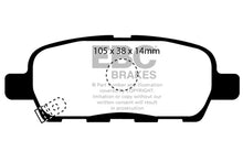 Load image into Gallery viewer, EBC 08-13 Infiniti EX35 3.5 Redstuff Rear Brake Pads