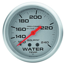 Load image into Gallery viewer, Autometer Ultra-Lite 2-5/8in 120-240 Deg F Liquid Filled Mechanical Water Temp Gage