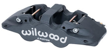 Load image into Gallery viewer, Wilwood Caliper-Aero4-L/H - Black Anodize 1.88/1.62in Pistons 1.25in Disc