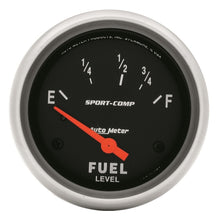 Load image into Gallery viewer, Autometer Sport-Comp 2 5/8in 73ohm-10ohm Fuel Level Gauge