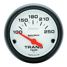 Load image into Gallery viewer, Autometer Phantom 52mm Short Sweep Electronic 100-250 Deg F Transmission Temperature Gauge