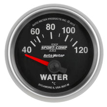 Load image into Gallery viewer, Autometer Sport-Comp II Gauge Water Temp 2 1/16in 40-120c Electric Sport-Comp II