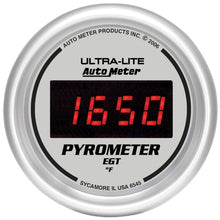 Load image into Gallery viewer, Autometer Ultra-Lite 52MM 0-2000 Degree Digital Pyrometer