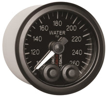 Load image into Gallery viewer, Autometer Stack Pro Control 52mm 100-260 deg F Water Temp Gauge - Black (1/8in NPTF Male)