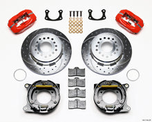 Load image into Gallery viewer, Wilwood Forged Dynalite P/S P-B Kit Drill-Zinc Red New Big Ford 2.50in Offset