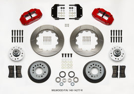 Wilwood Narrow Superlite 6R Front Hub Kit 14.00in Red Magnum Force Drop Spindle