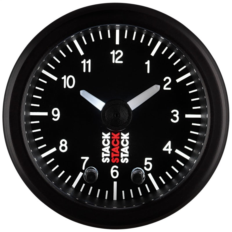 Autometer Stack Analog Clock Gauge - Black – Fly1 Motorsports