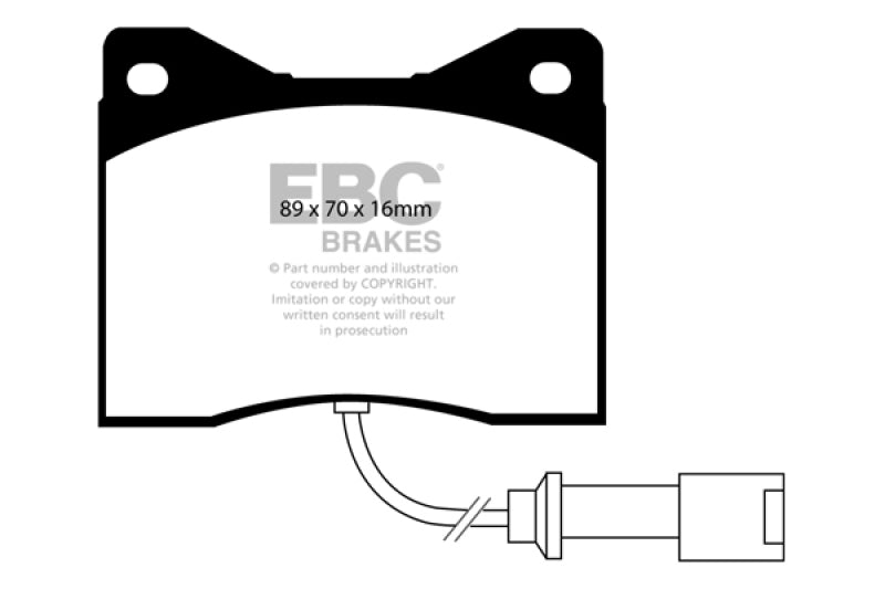 EBC 78-82 BMW M1 3.5 Redstuff Front Brake Pads