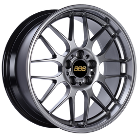 BBS RG-R 18x8.5 5x120 ET22 Diamond Black Wheel -82mm PFS/Clip Required