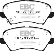 Load image into Gallery viewer, EBC 2017 Hyundai Elantra Gt 2.0L Redstuff Front Brake Pads