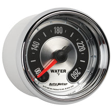 Load image into Gallery viewer, Autometer American Muscle 52mm Full Sweep Electric 100-260 Deg F Water Temperature Gauge