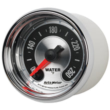 Load image into Gallery viewer, Autometer American Muscle 52mm Full Sweep Electric 100-260 Deg F Water Temperature Gauge