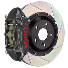 Load image into Gallery viewer, Brembo 12-16 991.1 C2S (PCCB Equipped) Rr GTS BBK 4Pis Cast 380x28 2pc Rtr Slot Type1-Black HA