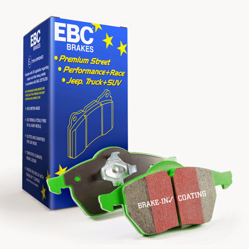 EBC 12-15 Hyundai Veloster 1.6 Turbo Greenstuff Front Brake Pads